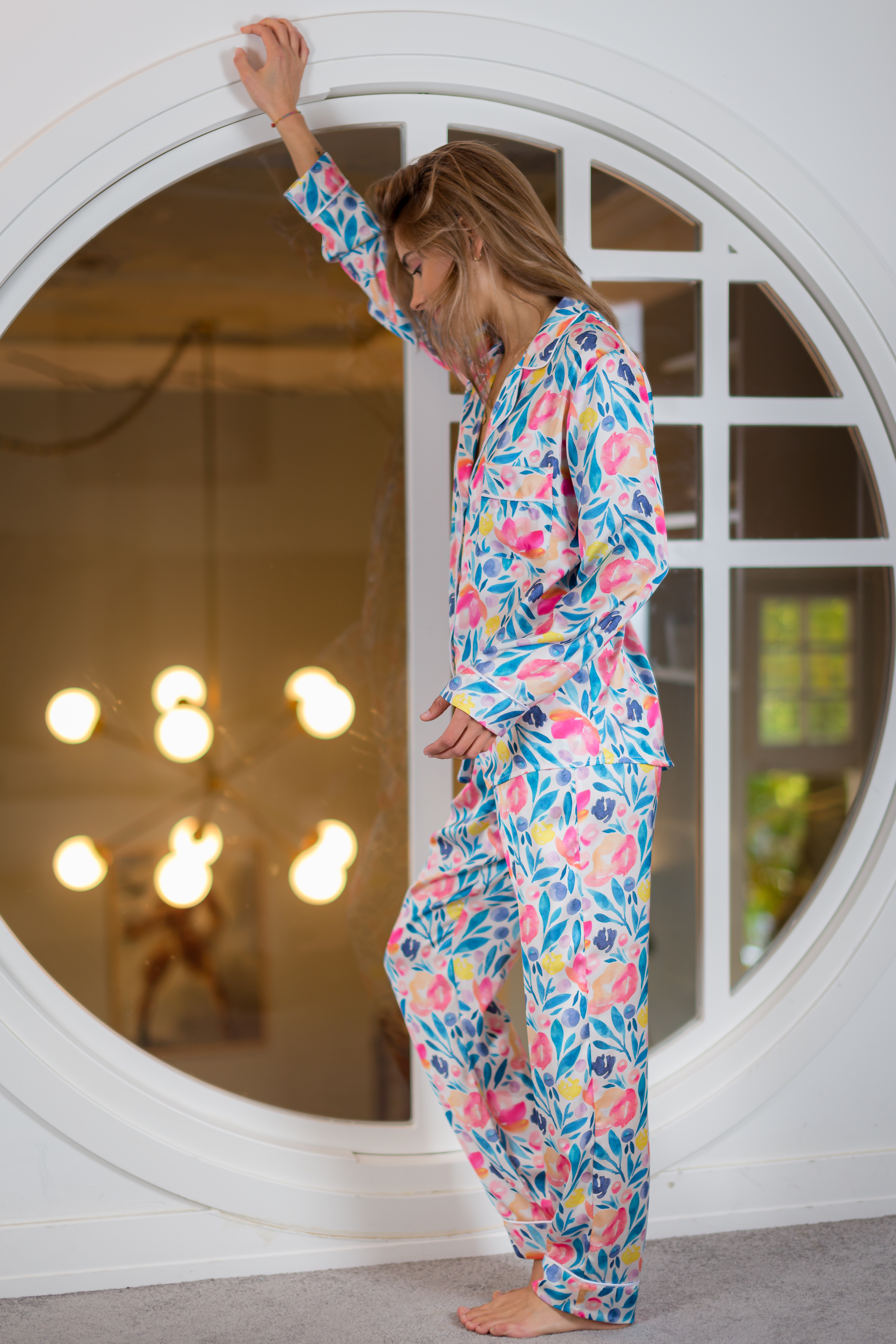 Pajama  with pants floral